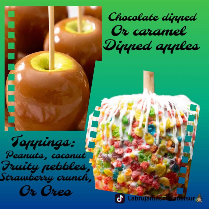 Dipped apples