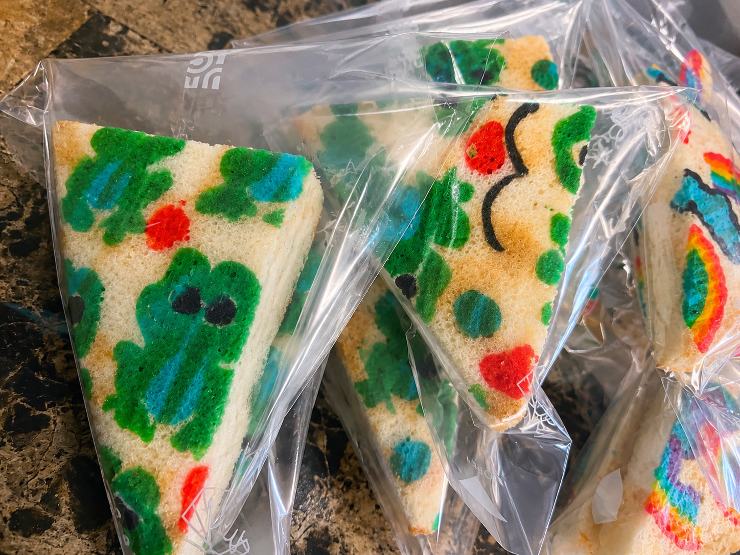 Cake sandwiches