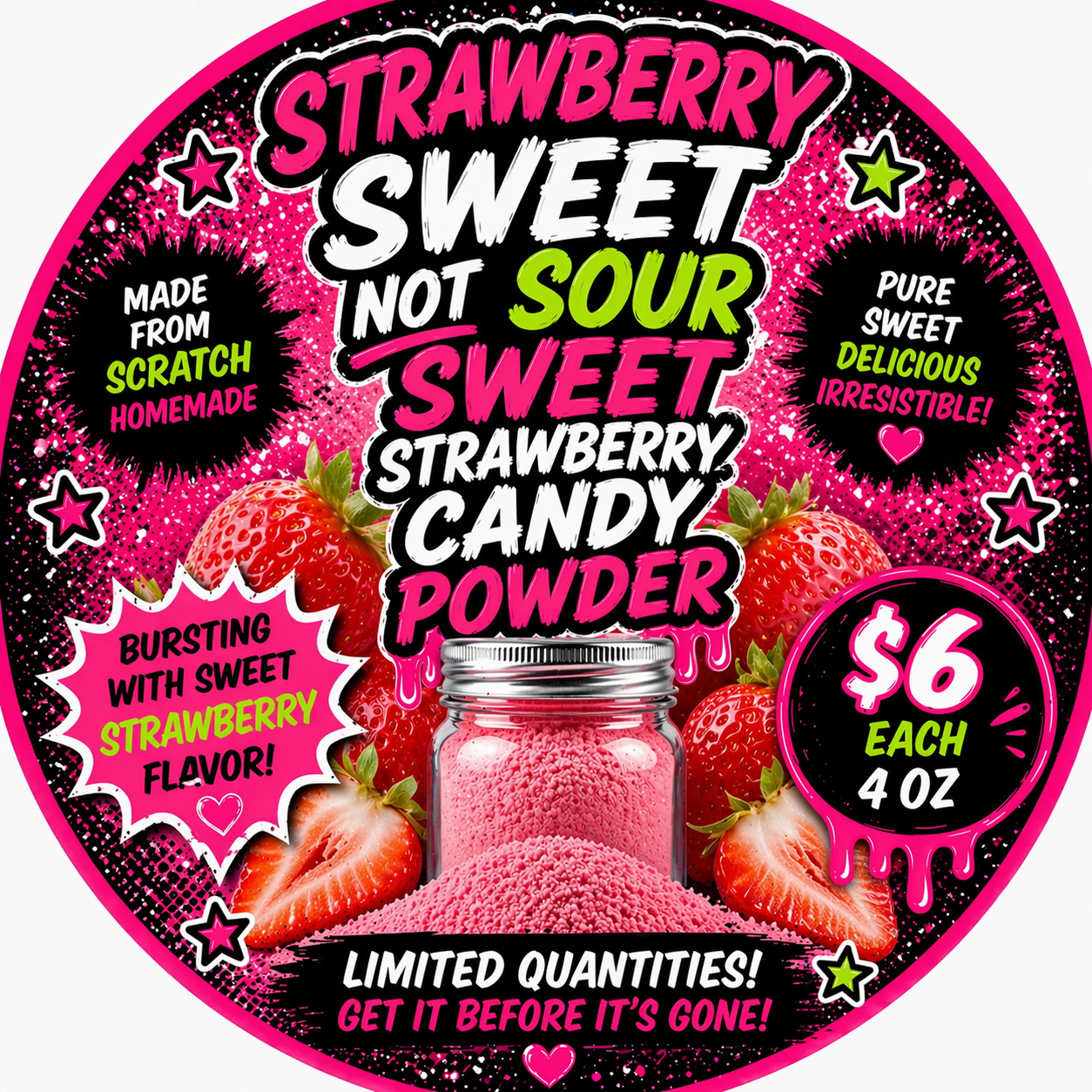 Candy dipping powder