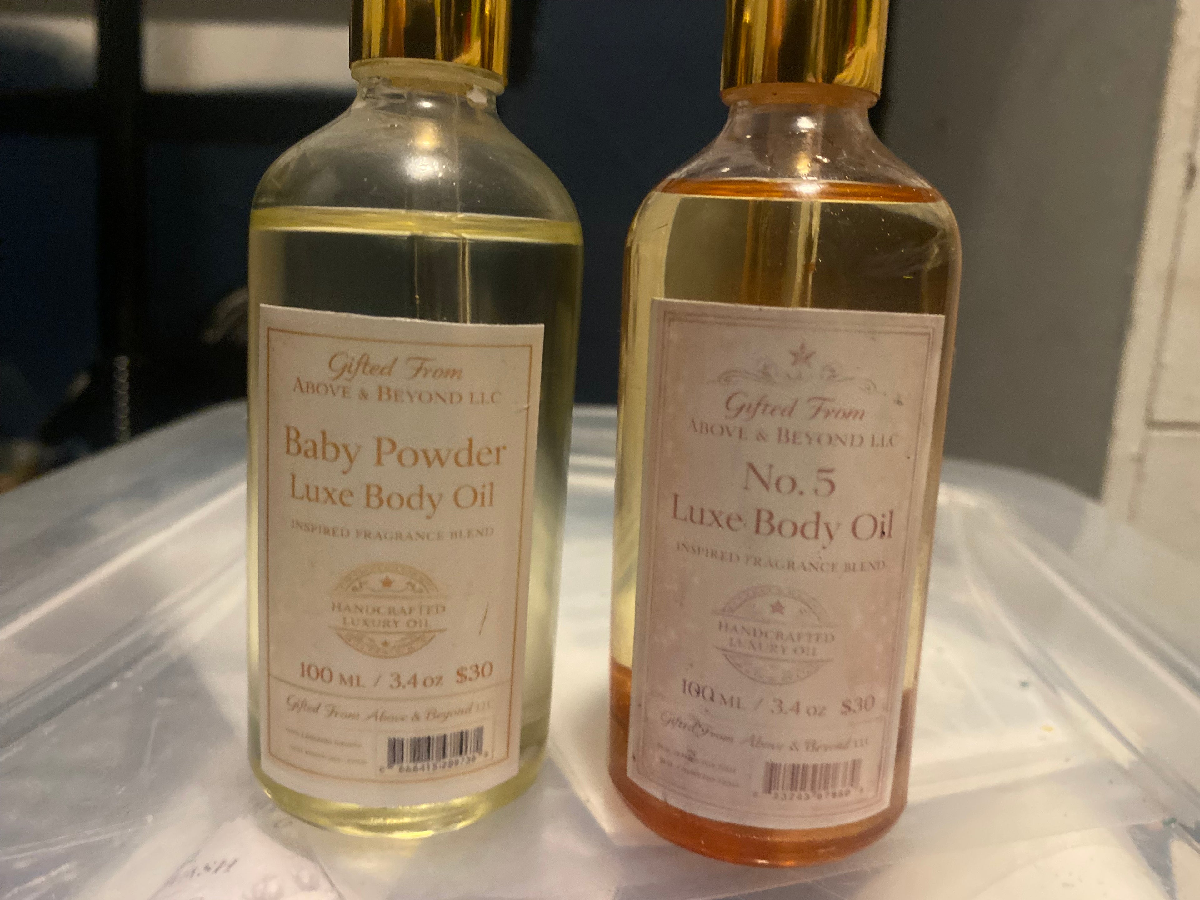 Luxury body oil