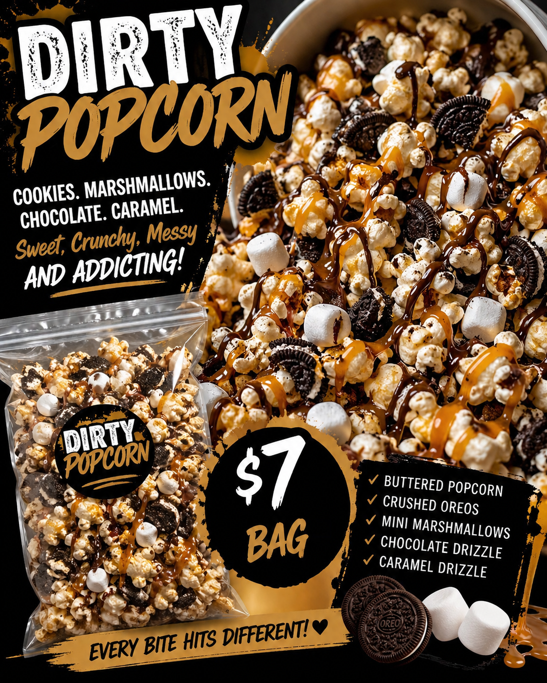 Dirty popcorn